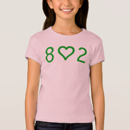 802 Camiseta ajustada para niñas Bella Babydoll