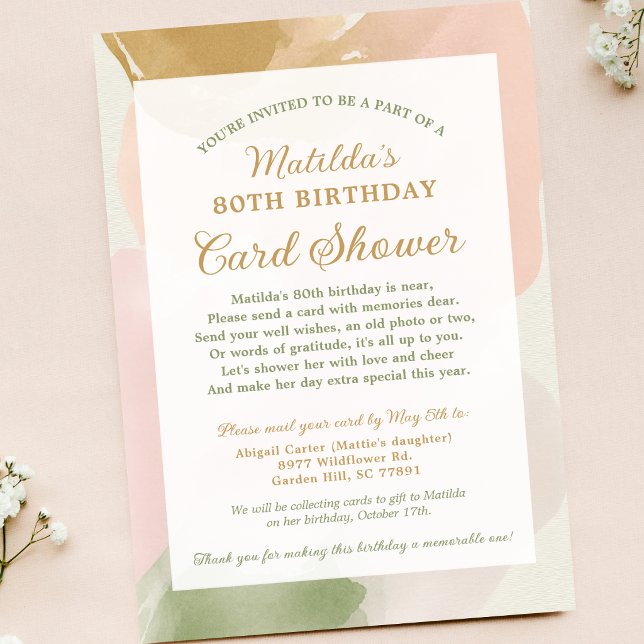 80.ª ducha de tarjetas de cumpleaños por invitació (Subido por el creador)