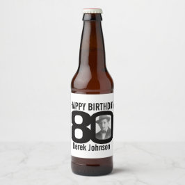 80.ª etiqueta con el nombre de la foto del persona