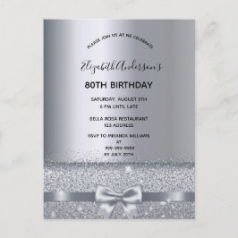 80.ª invitación a la fiesta de cumpleaños