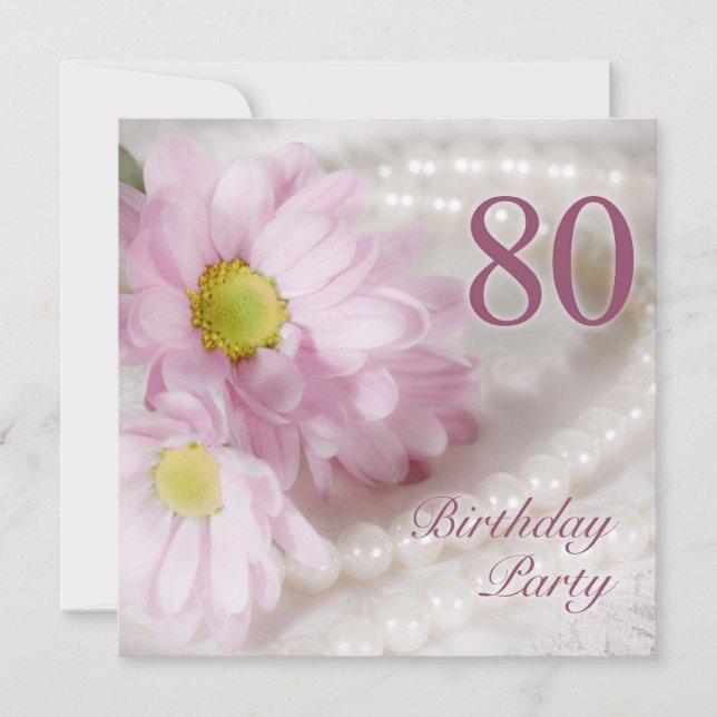 80.ª invitación a la fiesta de cumpleaños con mari (Anverso)