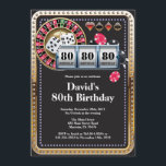 80.ª Invitación de cumpleaños a jugar con tarjeta<br><div class="desc">Invitación de cumpleaños de Poker Jugando con tarjeta Casino Gold. Invitación del purpurina del tema del casino,  18 20 21 30 40 50 60 70 80 90 100,  Cualquier edad. Para una mayor personalización,  haga clic en el botón "Personalizar" y utilice nuestra herramienta de diseño para modificar esta plantilla.</div>