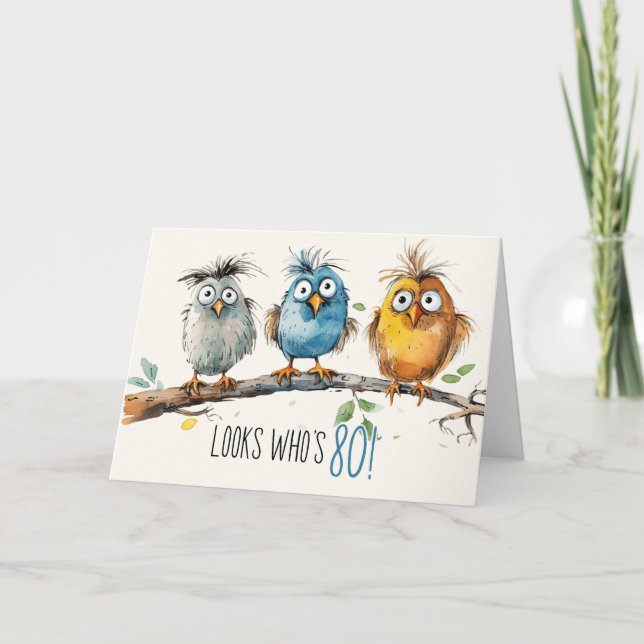 80.ª tarjeta de cumpleaños (Anverso)