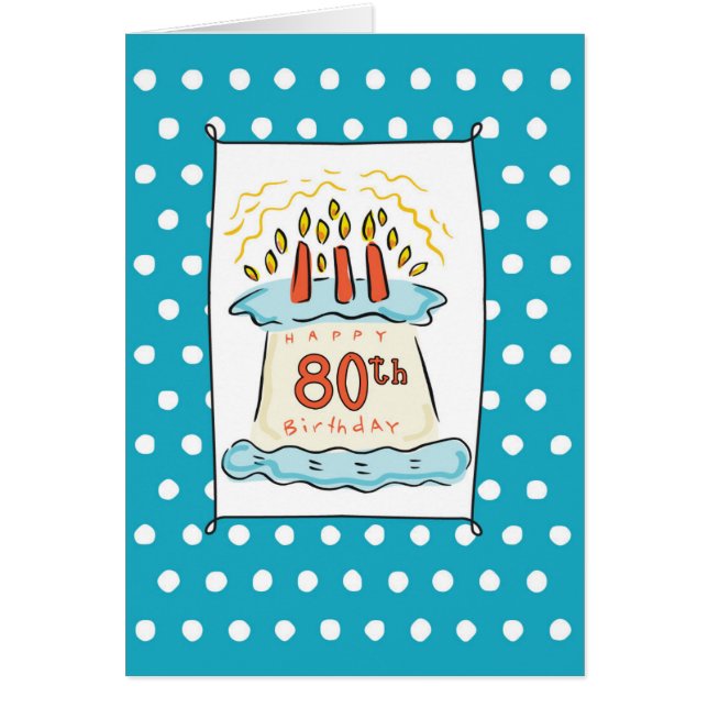 80.ª tarta de cumpleaños (Frente)
