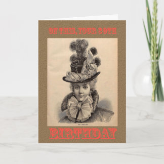 80.a tarjeta de cumpleaños divertida