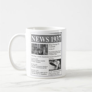 80.a taza feliz de las noticias del cumpleaños