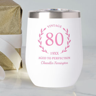 80 años de edad con nombre personalizado de la per