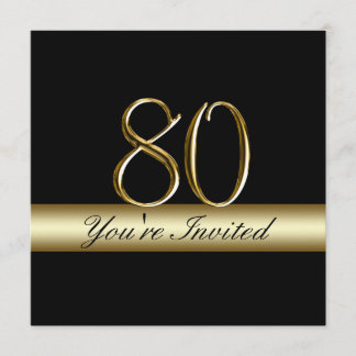 80.as invitaciones del cumpleaños de la impresión