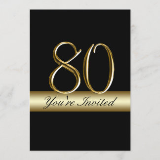 80.as invitaciones del cumpleaños de la impresión