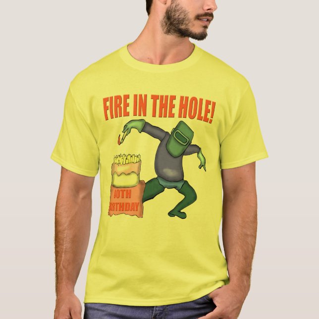 80.o Camiseta de los regalos de cumpleaños (Anverso)