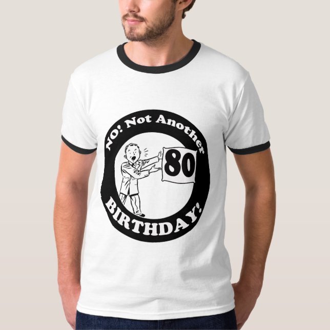 80.o Camisetas y regalos del cumpleaños (Anverso)