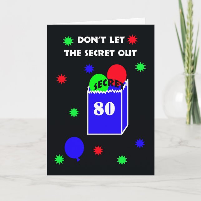 80.o Invitación de la fiesta de cumpleaños de la (Anverso)