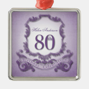 80.o Ornamento personalizado celebración del