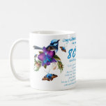 80.o Taza de la abuela del cumpleaños<br><div class="desc">80.o Taza de la abuela del cumpleaños</div>
