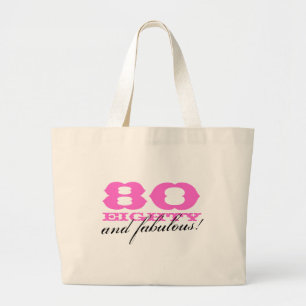 80 y la bolsa de asas fabulosa para el 80.o