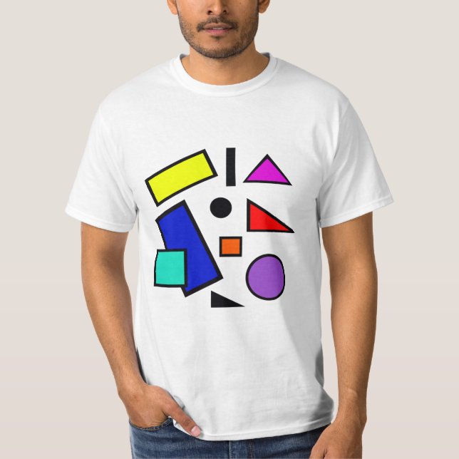 80s retro forma la camiseta (Anverso)