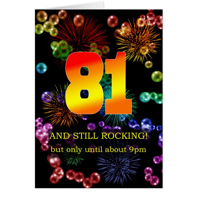 81.º Cumpleaños Aún Sacudiendo (Frente)