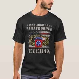 82.ª camiseta veterana de paracaidista aérea