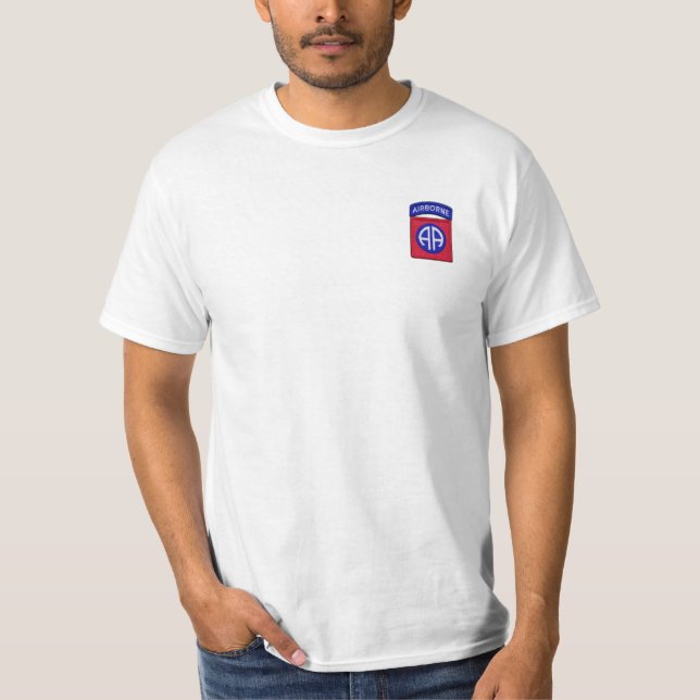 82.ª división aérea veteranos veta camiseta iraq (Anverso)