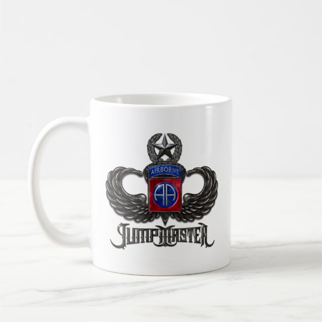 82.ª taza de café blanco de Jumpmaster aerotranspo (Izquierda)