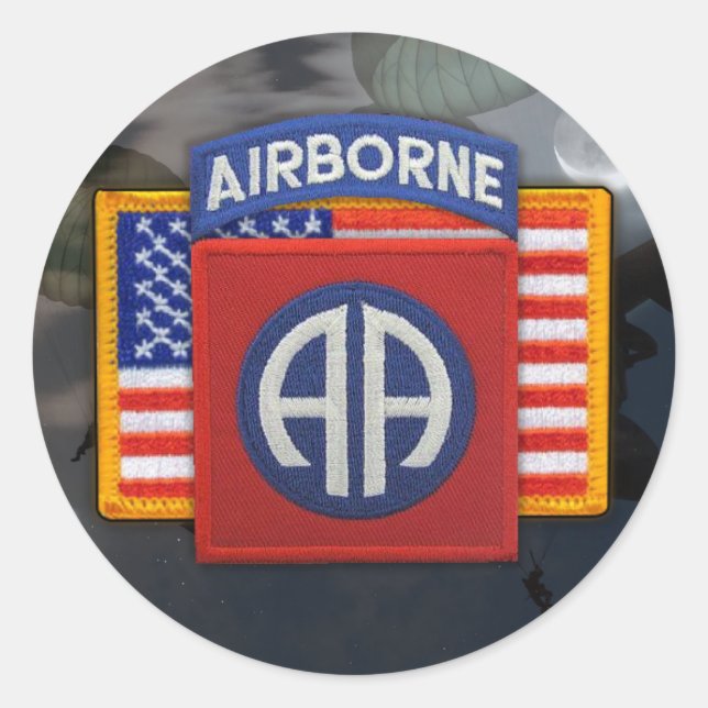 82.º Pegatina iraq, veteranos de scrapbooking en e (Anverso)