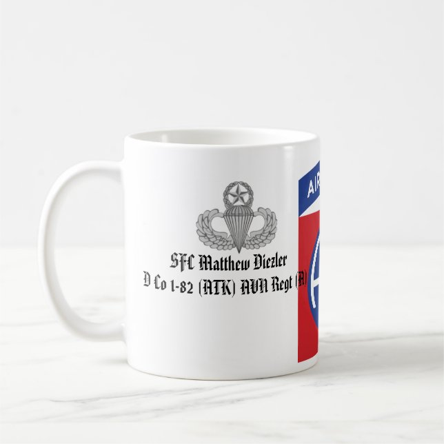 82.a taza aerotransportada personalizada (alas de (Izquierda)