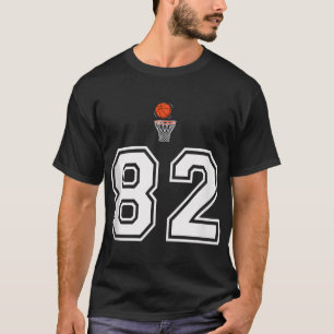 82 Número Basketball Style Vintage White Tank Top
