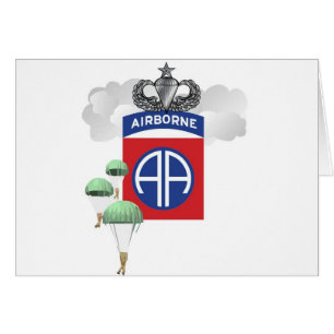 82.o Aerotransportado, paracaidistas, alas mayores