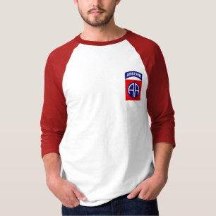 82.o Camiseta larga de la manga de la división