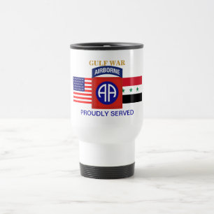 82.o TAZA AEROTRANSPORTADA del VIAJE de la GUERRA