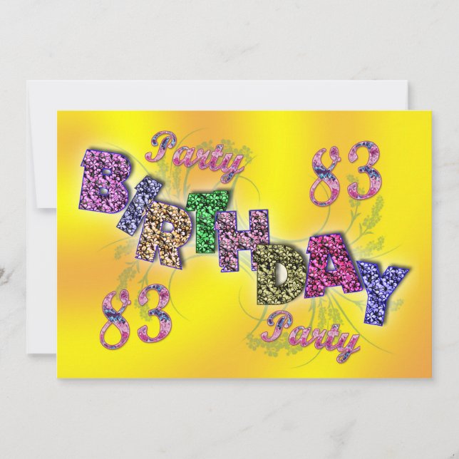 83.ª invitación (Anverso)