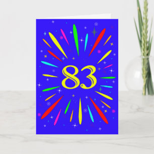 83.ª tarjeta de explosión de cumpleaños