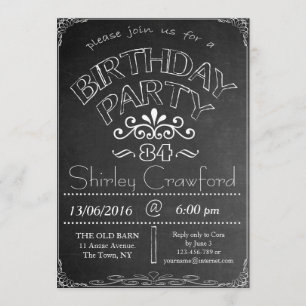 84.ª Invitación a la celebración del cumpleaños de