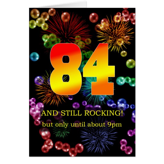 84.º Cumpleaños Aún Sacudiendo (Frente)