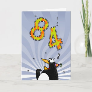 84.o cumpleaños - tarjeta de la sorpresa del