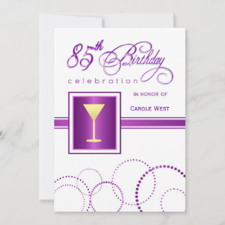 85ª Invitaciones para fiestas de cumpleaños - con