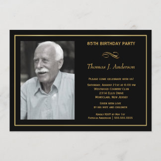 85ª Invitaciones para fiestas de cumpleaños - con 