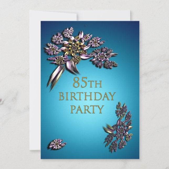 85.ª invitación a la fiesta de cumpleaños (Anverso)