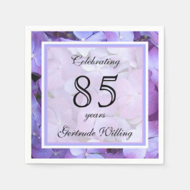 85.ª servilleta de papel de cumpleaños