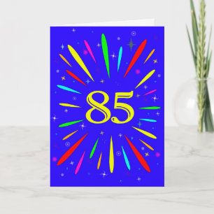 85.ª tarjeta de explosión de cumpleaños