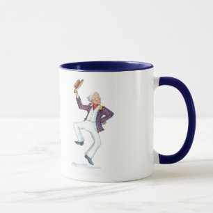 "85 años" de taza de café joven