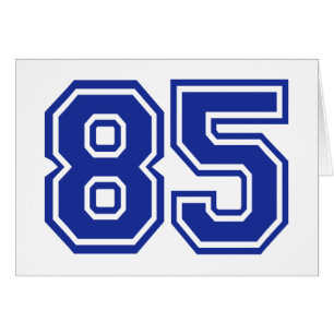85 - número