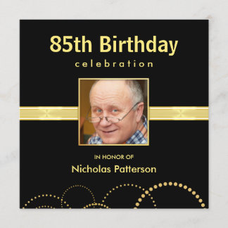 85o Invitaciones de la fiesta de cumpleaños - foto