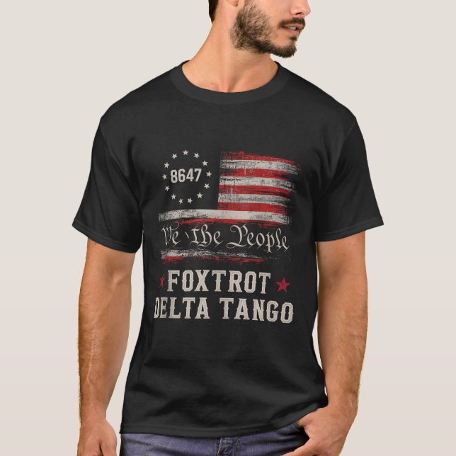 8647 Foxtrots Deltas Tangos Camiseta sin Mangas de (Anverso)