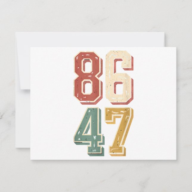 8647 retro 86 47 (Anverso)