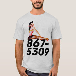 867-5309 CAMISETAS DE JENNY DE 1980