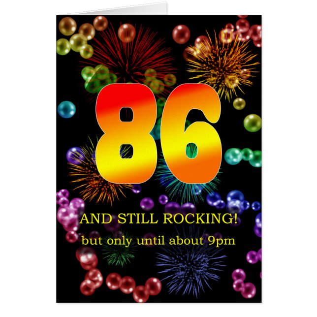 86.º Cumpleaños Aún Sacudiendo (Frente)