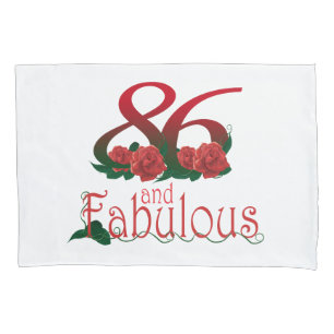 86 y 86.a cubierta fabulosa de la almohada del