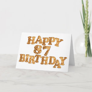 87.ª tarjeta de cumpleaños para un amante de las g