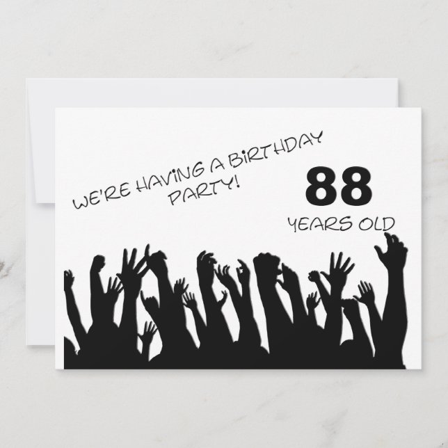 88ª invitación a la fiesta con multitudes aclamada (Anverso)